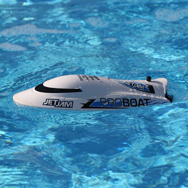 Jet Jam 12 Pool Racer, Brushed, White: RTR