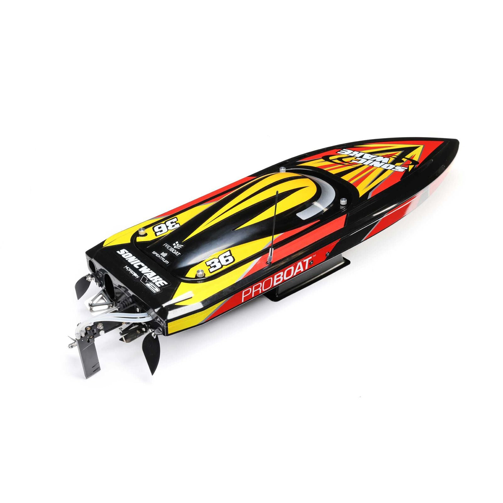 Sonicwake V2 36" Self-Righting, BL, Black: RTR - Xtreme RC