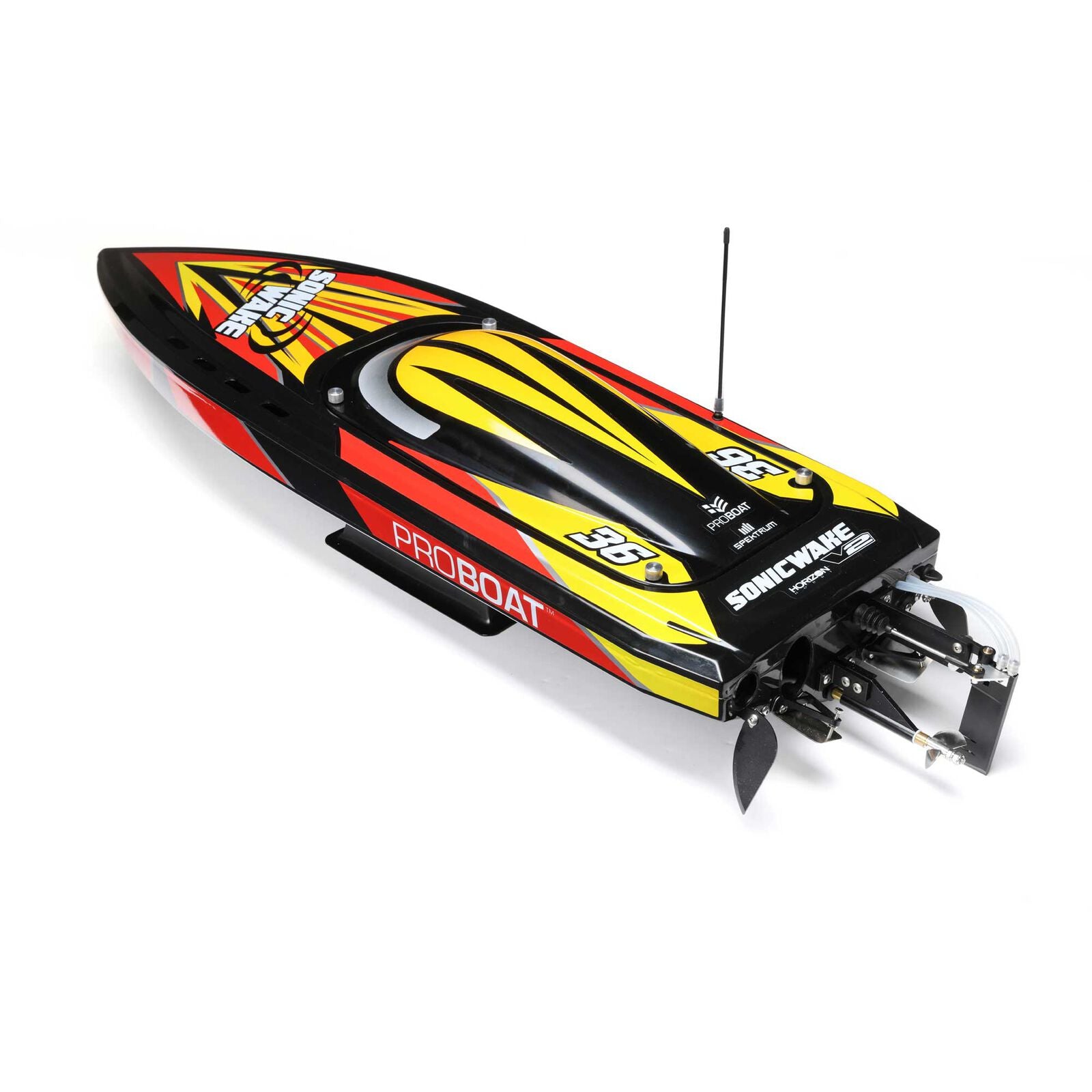 Sonicwake V2 36" Self-Righting, BL, Black: RTR - Xtreme RC