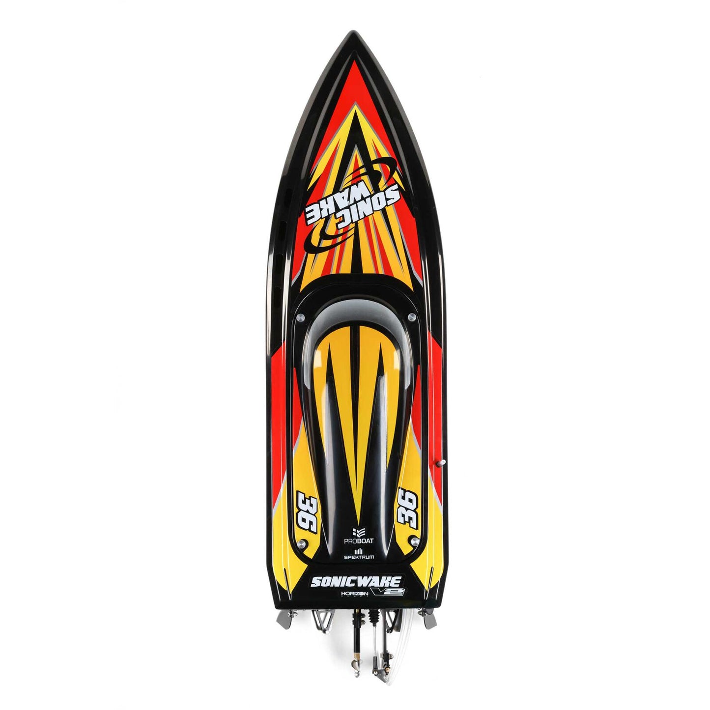 Sonicwake V2 36" Self-Righting, BL, Black: RTR - Xtreme RC
