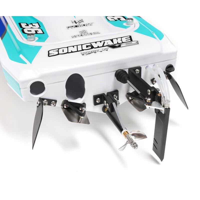 Sonicwake V2 36" Self-Righting, BL, White: RTR - Xtreme RC
