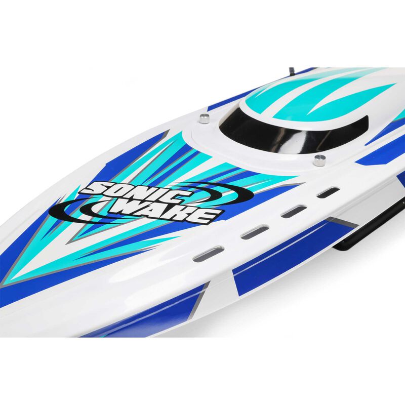 Sonicwake V2 36" Self-Righting, BL, White: RTR - Xtreme RC