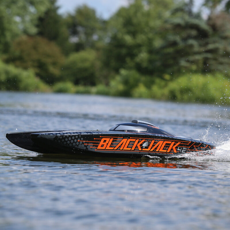 Blackjack 42-inch Brushless 8S Cat,BLK/ORG:RTR - Xtreme RC