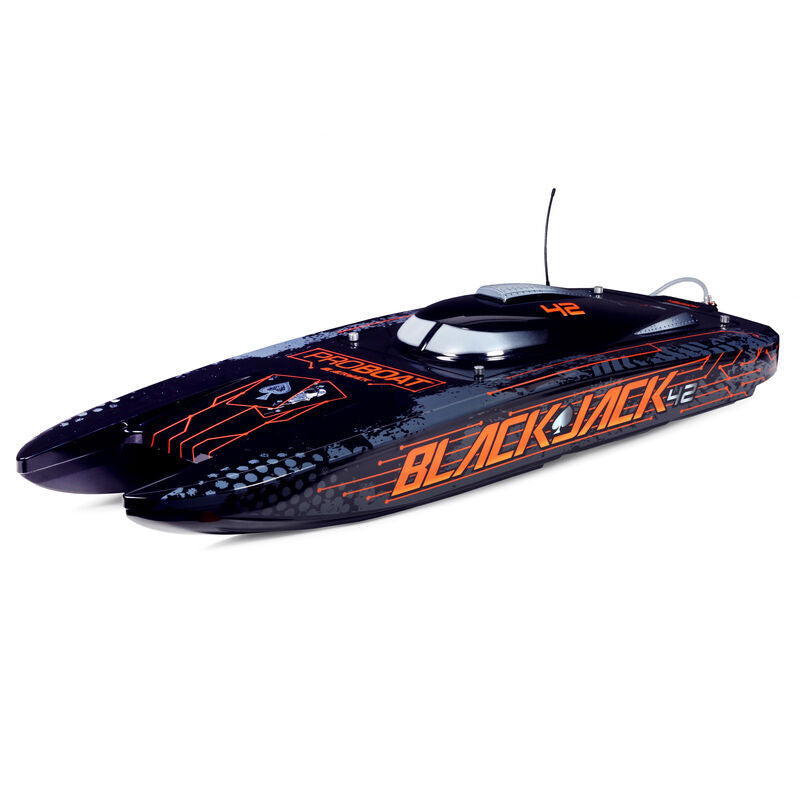 Blackjack 42-inch Brushless 8S Cat,BLK/ORG:RTR - Xtreme RC