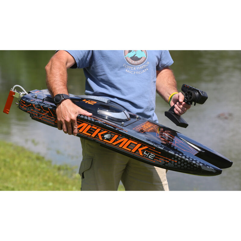 Blackjack 42-inch Brushless 8S Cat,BLK/ORG:RTR - Xtreme RC