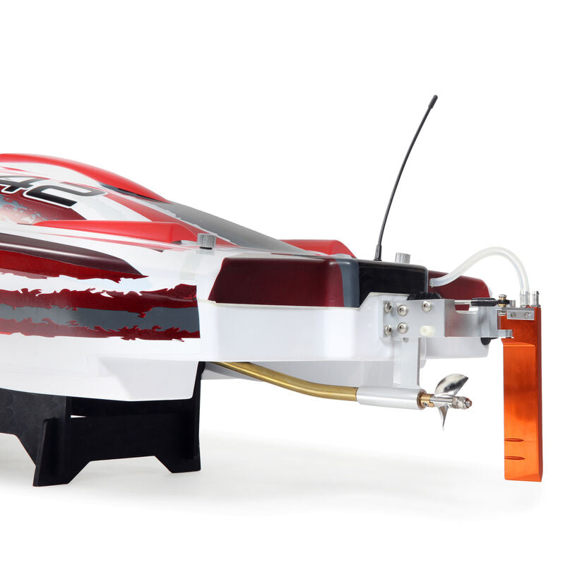 Blackjack 42-inch Brushless 8S Cat,WHT/RED:RTR - Xtreme RC