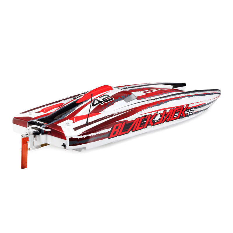 Blackjack 42-inch Brushless 8S Cat,WHT/RED:RTR - Xtreme RC