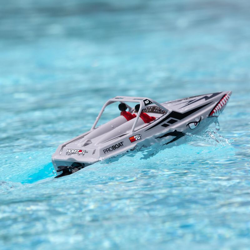 Sprintjet 9-inch Self-Right Jet Boat RTR, Silver - Xtreme RC