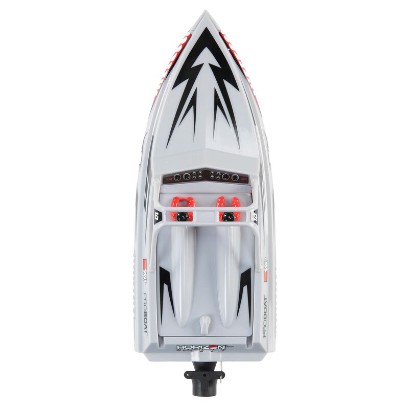Sprintjet 9-inch Self-Right Jet Boat RTR, Silver - Xtreme RC