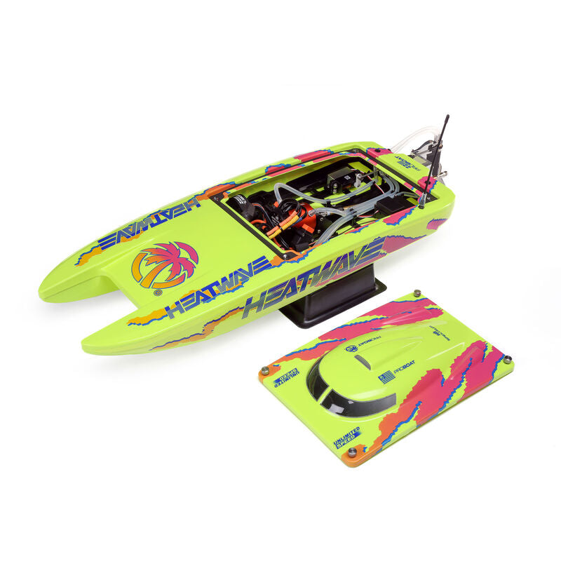 Blackjack 24" V2 Catamaran Brushless, Heat Wave Visual: RTR - Xtreme RC