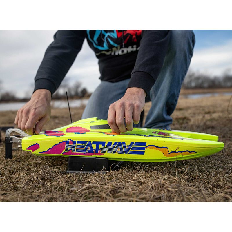 Blackjack 24" V2 Catamaran Brushless, Heat Wave Visual: RTR - Xtreme RC