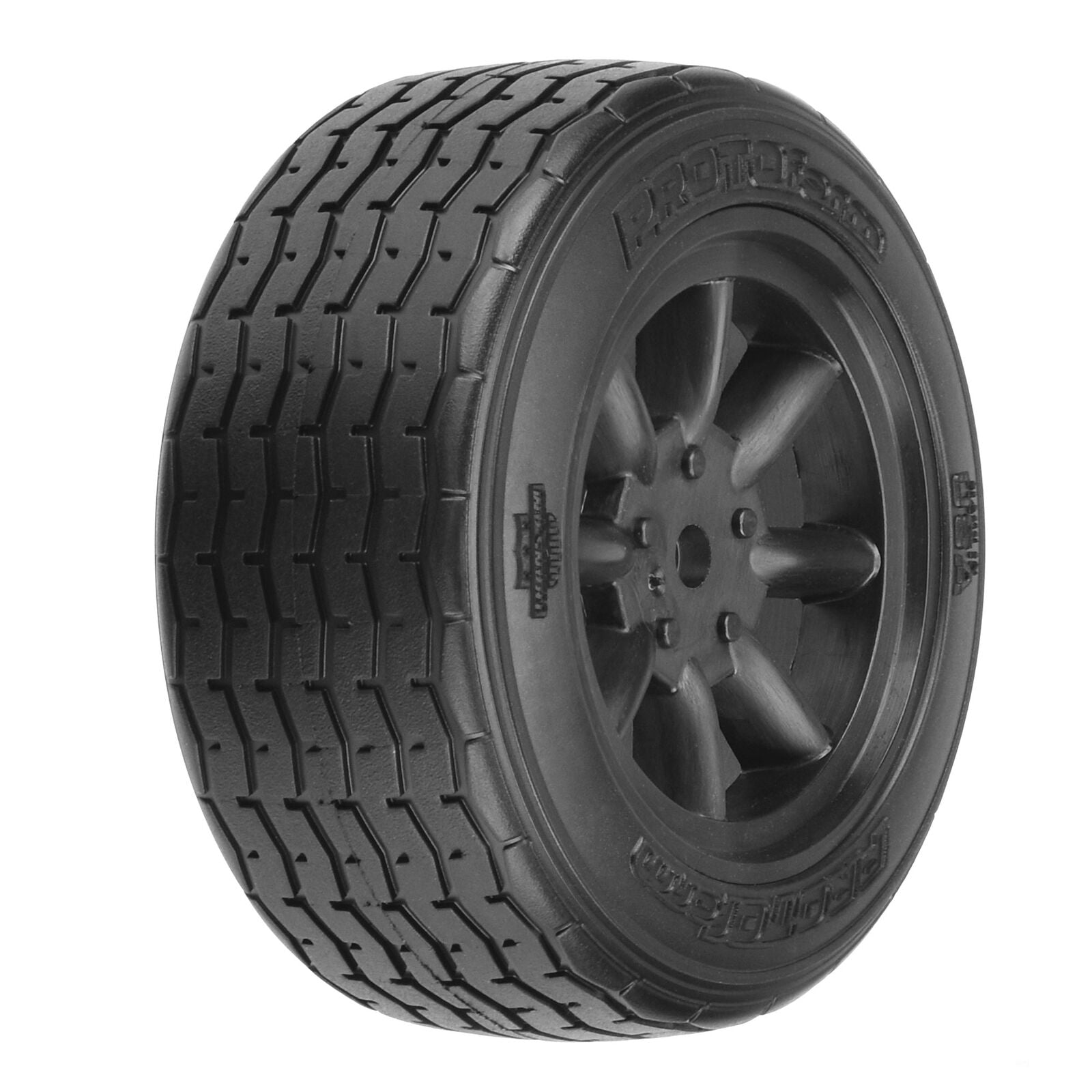 VTA Front Tire 26mm, Mounted Black Wheel - Xtreme RC