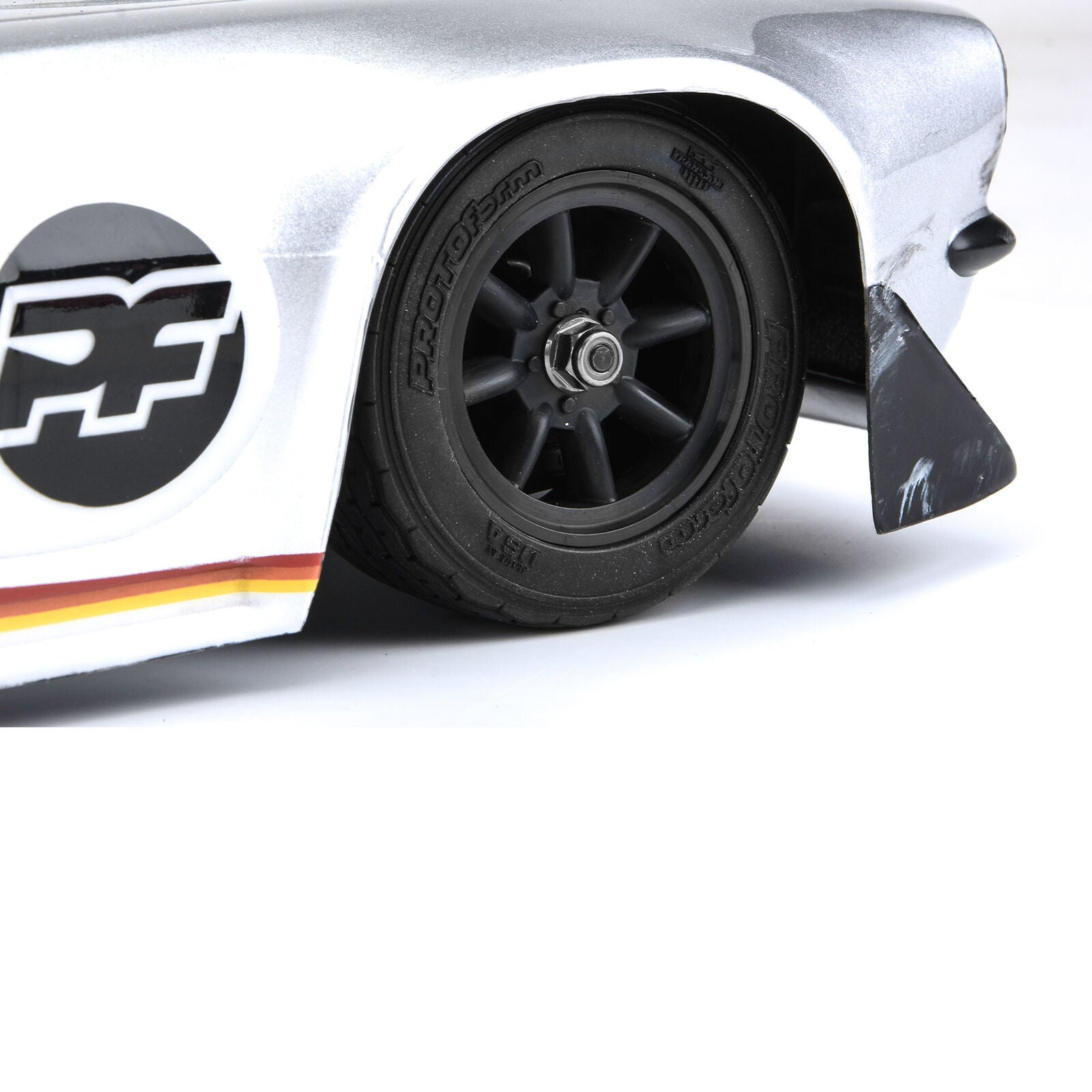 VTA Front Tire 26mm, Mounted Black Wheel - Xtreme RC