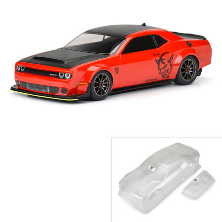 Dodge Challenger SRT Demon Clear Body for ARRMA Infraction - Xtreme RC