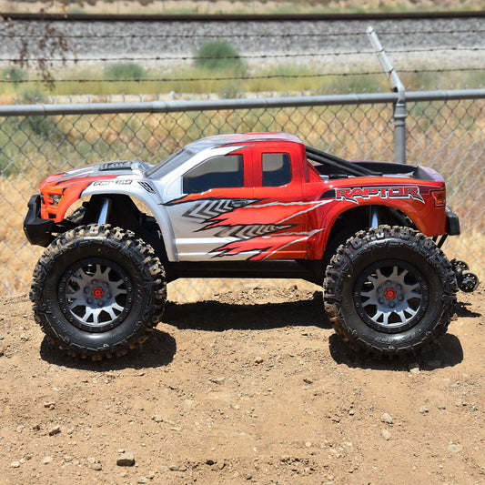 Limited Edition Trencher Pro-Loc F/R Mounted 24mm Gray/Black Impulse (2) for X-Maxx - Xtreme RC