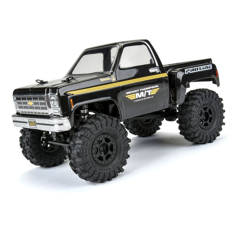 1/24 MT Baja Pro X F/R 1.0 Tires MTD 7mm Blk (4) - Xtreme RC