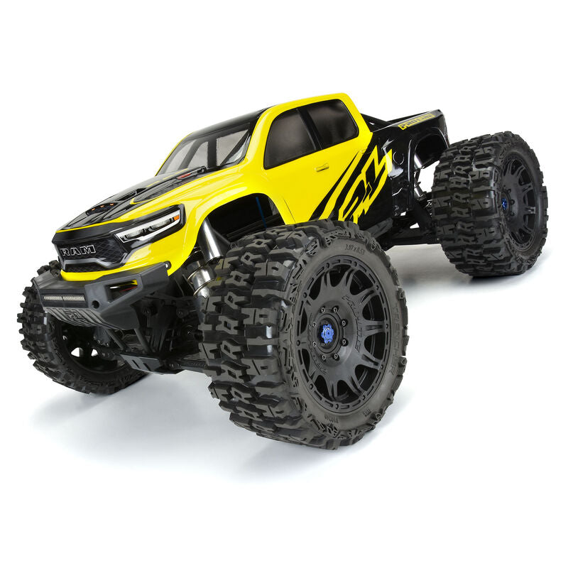 Trencher 5.7in Tires Mounted on Raid Black 8x48 Removable 24mm Hex Wheel 2 for X-MAXX, KRATON 8S & Other Large Vehicles Front or Rear - Xtreme RC