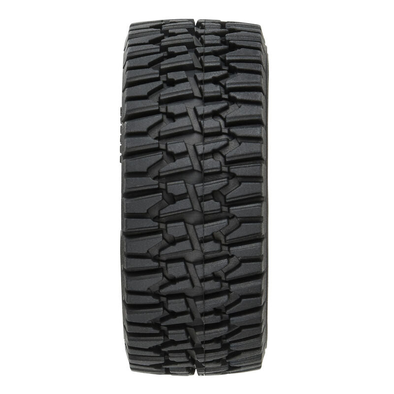Mirage TT F/R Tires Mounted 12mm Hex Satin Silver Impulse (4) for Arrma Mojave Grom - Xtreme RC