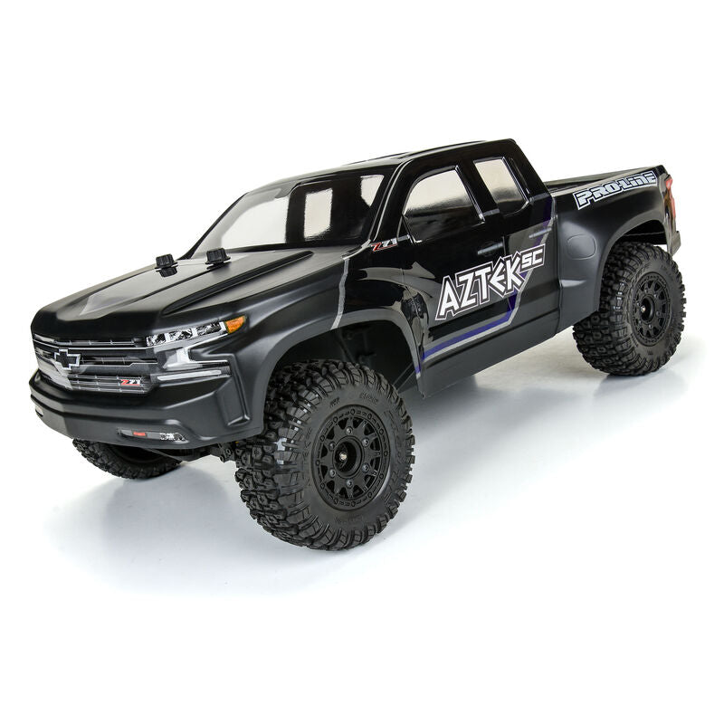 Aztek SC 2.2"/3.0" M2 (Medium) Tires Mounted on Raid Black 6x30 Removable Hex (12mm & 14mm) SC Wheels for Slash® 2wd, Slash® 4x4, ProTrac™ & Senton™ 4x4 Front or Rear - Xtreme RC
