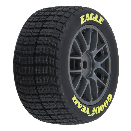 Goodyear Eagle Dirt Tire F/R MTD Grey for Losi NASCAR Race Car (4) - Xtreme RC