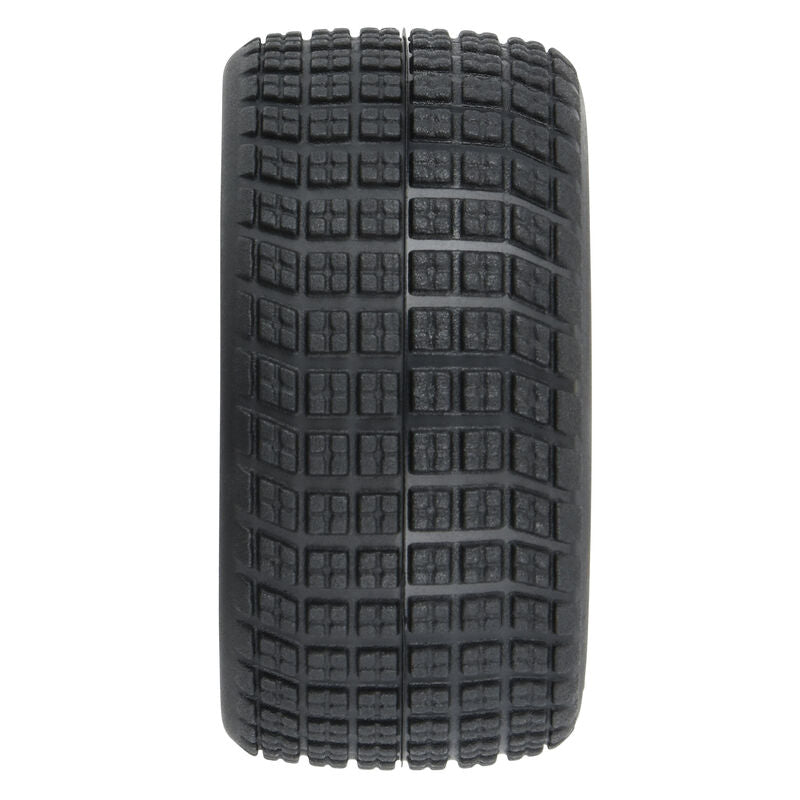 Goodyear Eagle Dirt Tire F/R MTD Grey for Losi NASCAR Race Car (4) - Xtreme RC