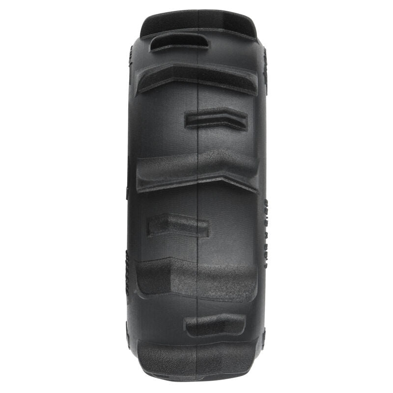 Dumont F/R Tires Mounted 12mm Hex Black Mach 10 (4) for Arrma Typhon Grom - Xtreme RC
