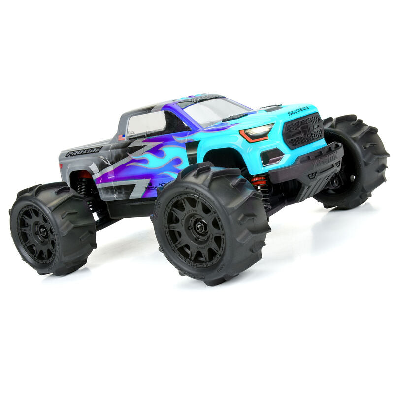 Dumont F/R Tires Mounted 12mm Hex Black Raid (4) for Arrma Granite Grom - Xtreme RC