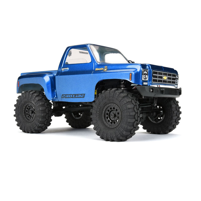 1/24 Rock Shooter Brass F/R 1.0 7mm Whl (2) Blk - Xtreme RC