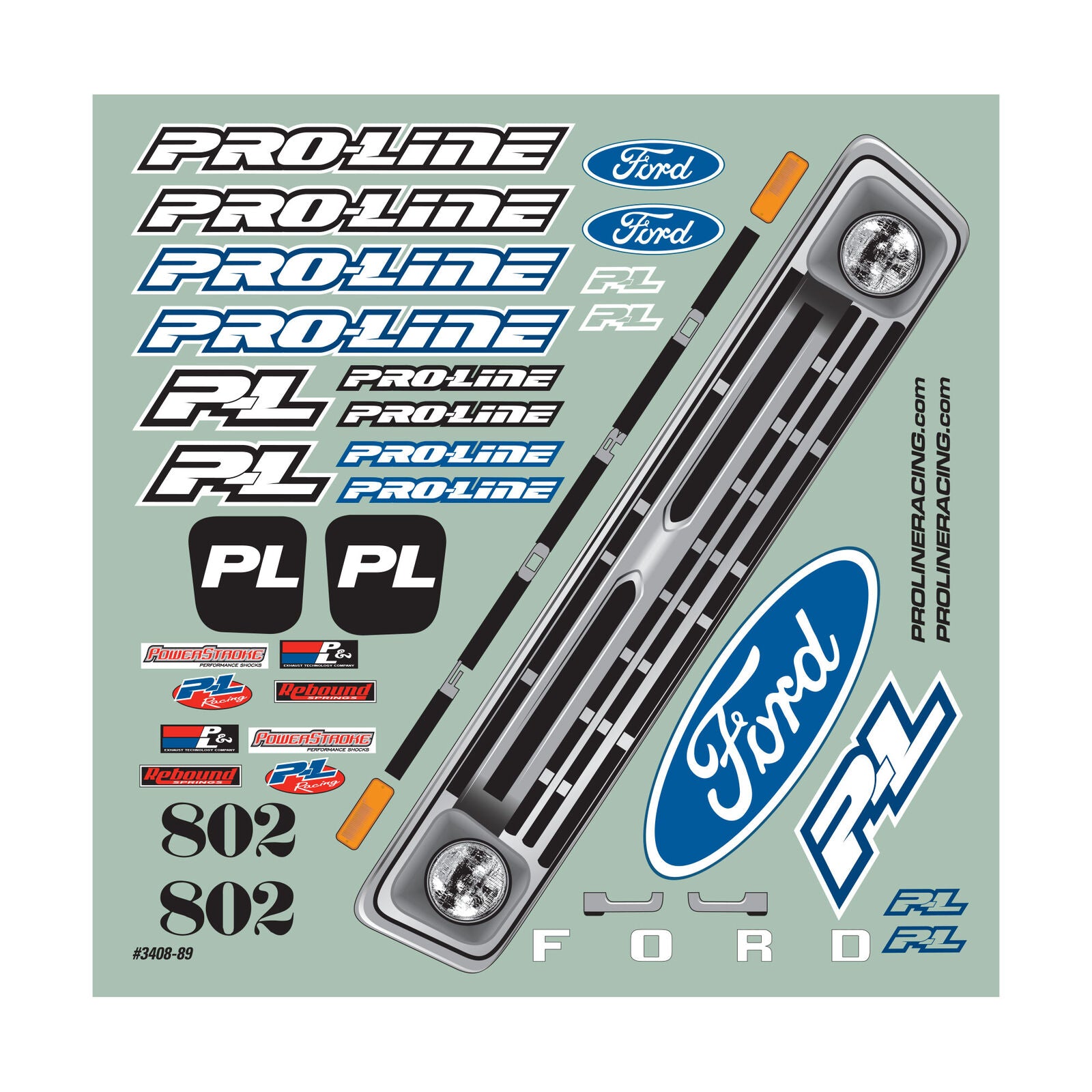 3408-00 '66 Ford F-100 Clear Body Slash/Slash 4x4/SC10 - Xtreme RC