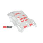 Pre-Cut Flo-Tek Fusion Clear Body for PRO-2 - Xtreme RC