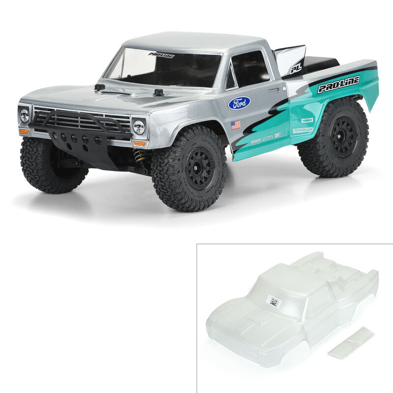 Pre-Cut 1967 Ford F-100 Clear Body for SC - Xtreme RC