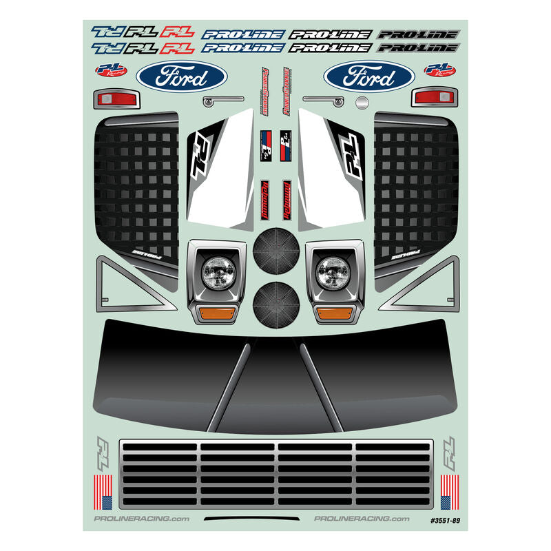 Pre-Cut 1967 Ford F-100 Clear Body for SC - Xtreme RC