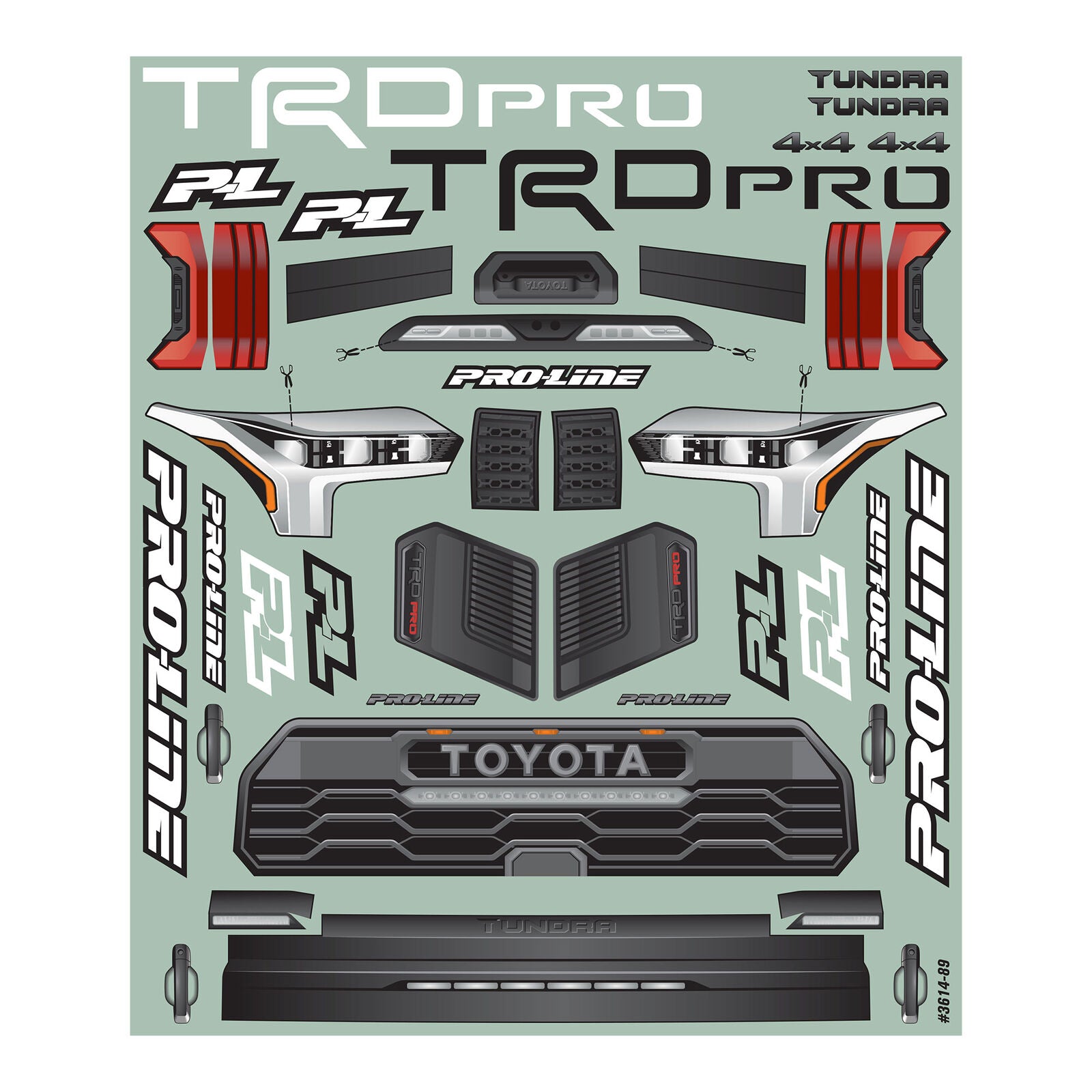 1/10 2023 Toyota Tundra TRD PRO Clear Body - Xtreme RC
