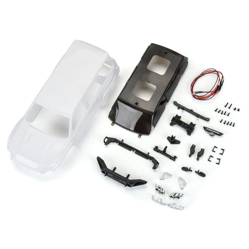 2024 Toyota 4Runner Hard Body (White) Unassembled Set for Axial SCX24 (132mm Wheelbase - Xtreme RC