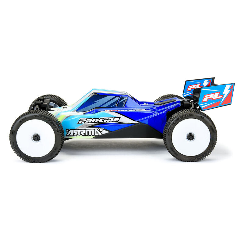 Limited Edition Axis Jagged Body for Arrma Typhon Grom (White/Blue) - Xtreme RC