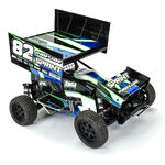 1/10 Sprint Car Light Weight Clear Body Panel Kit: Losi Sprint Car - Xtreme RC