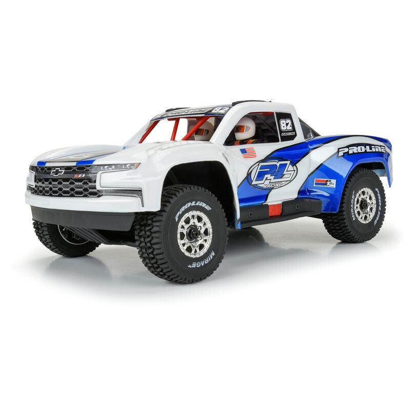 Pre-Cut 2019 Chevy Silverado Trophy Truck Clear Body for Arrma Mojave Grom - Xtreme RC