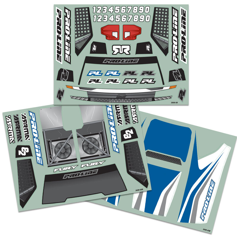 Pre-Cut Sector Clear Body for ARRMA Fury - Xtreme RC