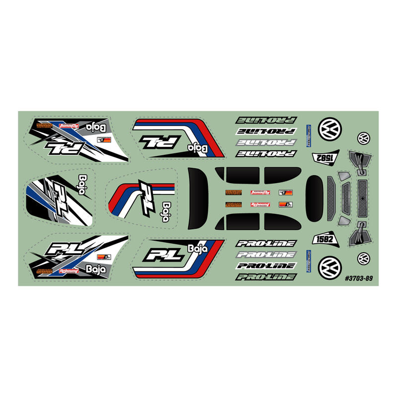 VW Baja Bug Clear Body for Losi Micro-T - Xtreme RC