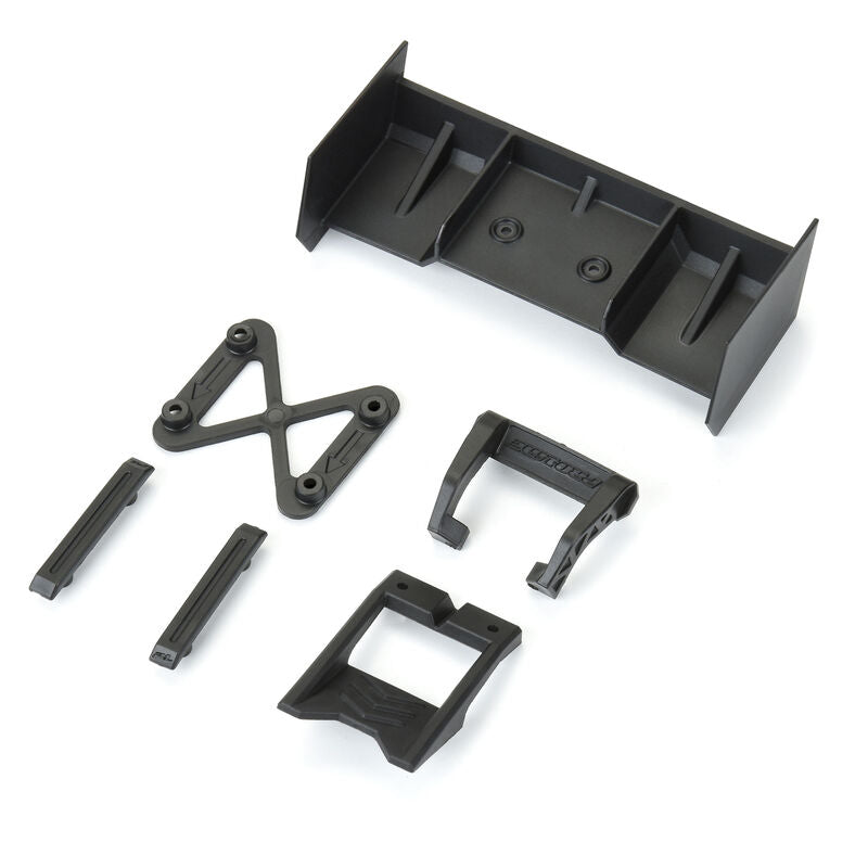 Sector Wing Set and Roof Skids for Arrma Granite GROM (Black) - Xtreme RC