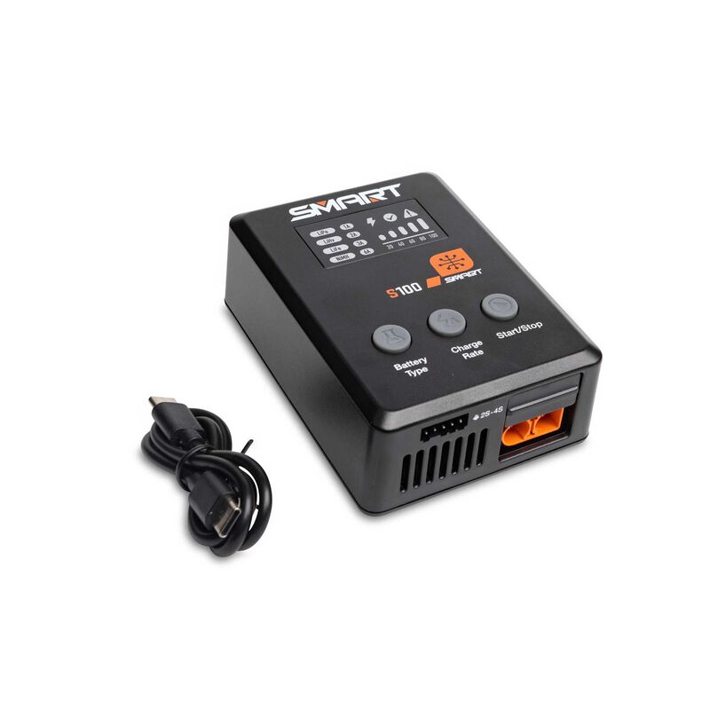 Smart Powerstage Surface Bundle: 5000mAh 2S 50C LiPo Battery (IC3) / 100W S100 Charger - Xtreme RC