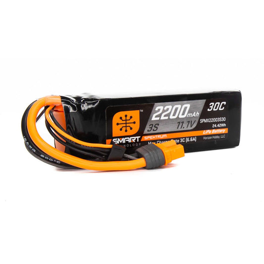 2200mAh 3S 11.1V Smart LiPo 30C; IC3 - Xtreme RC