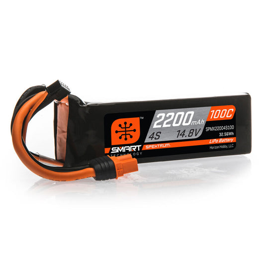 2200mAh 4S 14.8V 100C Smart LiPo Battery; IC3 - Xtreme RC