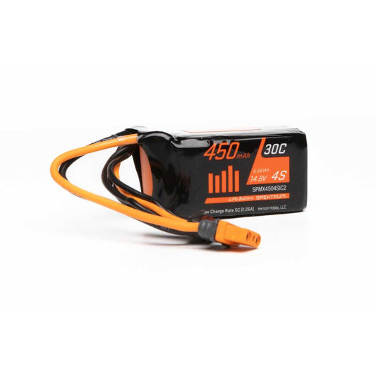 4S 450mAh 14.8V 30C LiPo Battery, IC2 - Xtreme RC