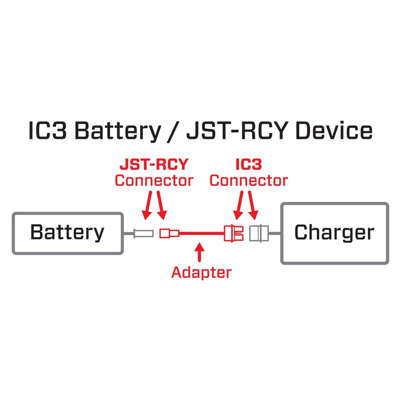 Adapter: IC3 Battery / JST Device - Xtreme RC
