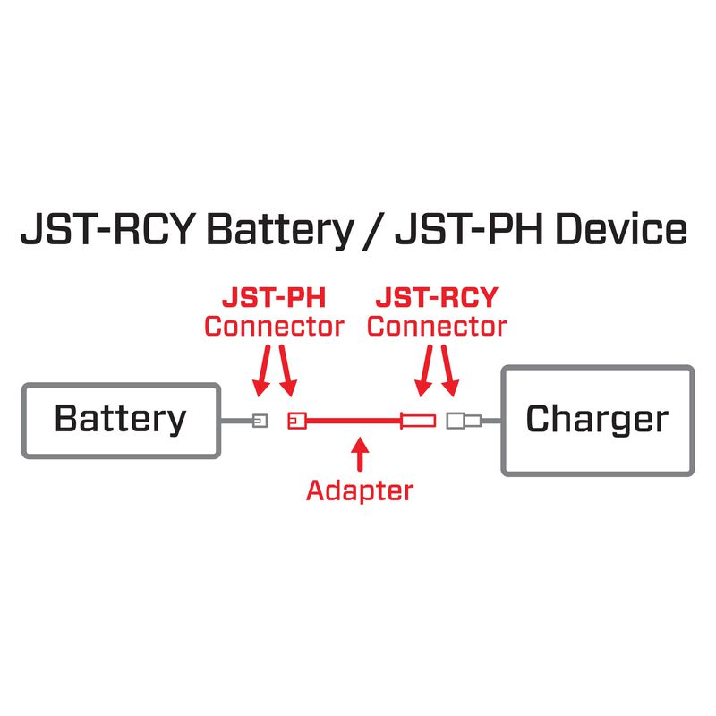 Adapter: JST Battery / JST PH2.0 3P Device - Xtreme RC