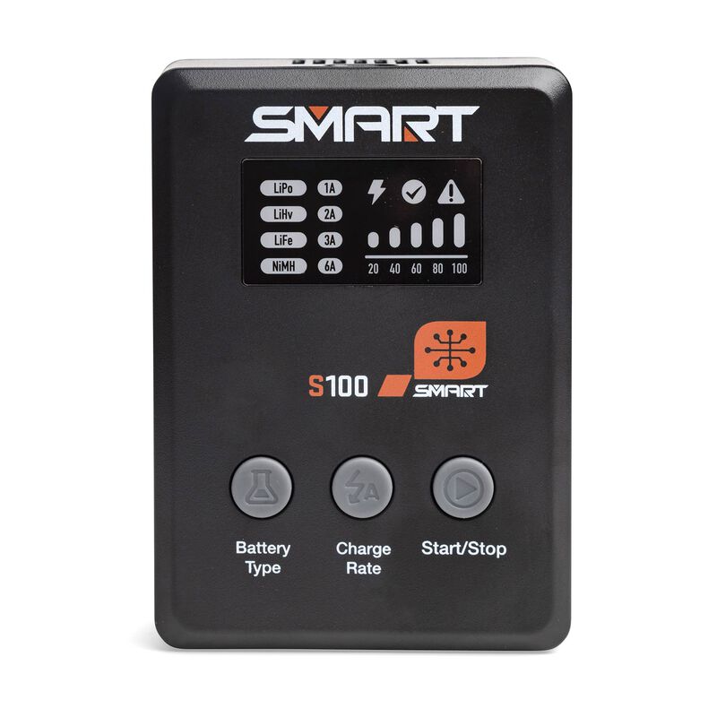 Smart G2 Powerstage Bundle: 810mAh 2S 50C LiPo Battery (IC2), S100 Charger, 65W Power Block, Adapter - Xtreme RC