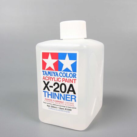 Acrylic/Poly Thinner X-20A, 250ml Bottle - Xtreme RC