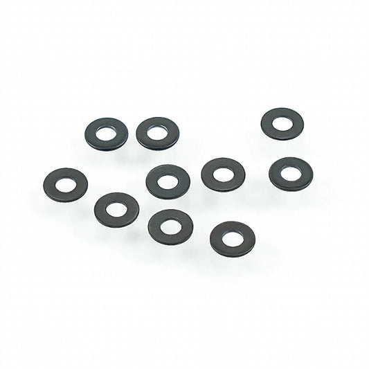 M2.6×6.0x0.5mm Washer (black, 10pcs) - Xtreme RC