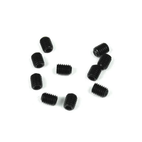 M3x4mm Set Screws (black, 10pcs) - Xtreme RC